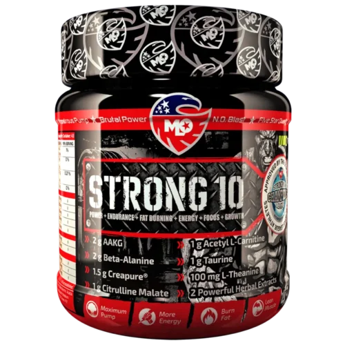 Energia / Proces starnutiaSTRONG 10 - PRE WORKOUT